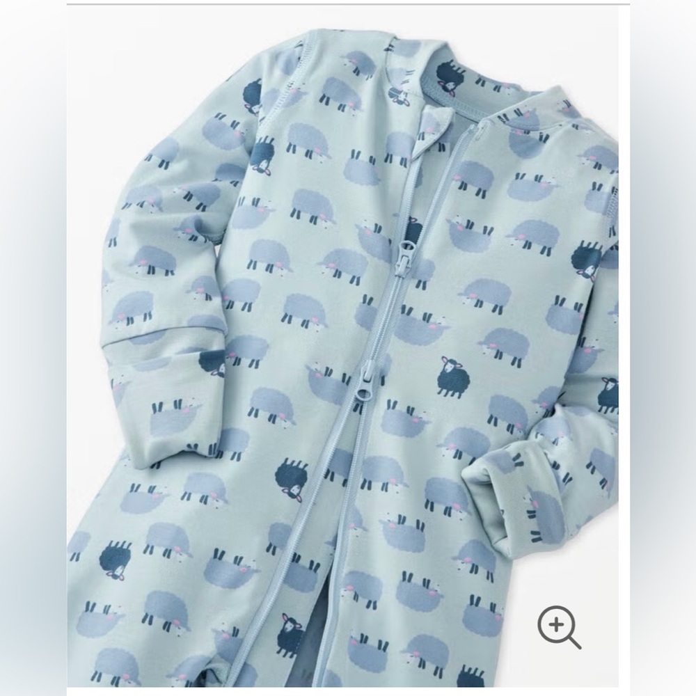 Hanna Andersson baby 2-way zip sleeper